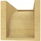 Ekena Millwork 7"W x 14"D x 7"H Wide Olympic Rough Cedar Woodgrain TimberThane Corbel, Primed Tan CORUR07X14X07OLYRCPR - alternate 2